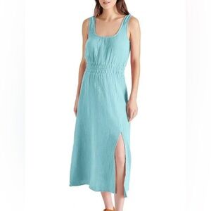 Steve Madden Makena Cotton Gauze Maxi Dress (Small)